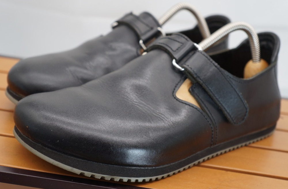 Birkenstock Linz Professional Black Leather Clogs Shoes EU 41 US Women 10 Men 8
